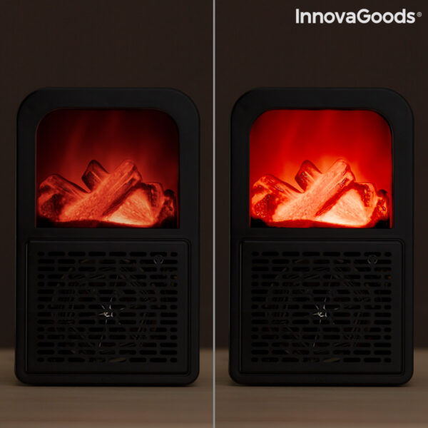 Настолен Нагревател с Ефект на Пламък 3D Flehatt InnovaGoods