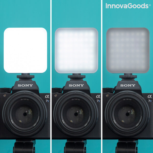 Комплект Vlogging със Светлина, Микрофон и Дистанционно Управление Plodni InnovaGoods 6 Части