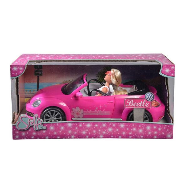 Кукла Steffi Love Cabriolet New Beetle 45 cm Кола Розов