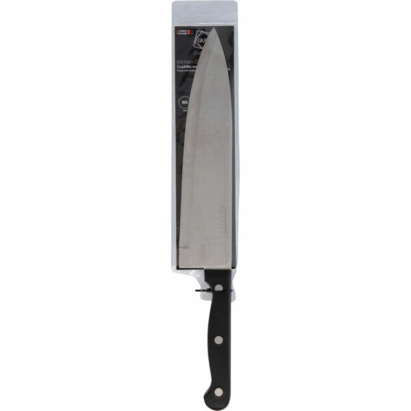 Нож за Месо Quid Kitchen Chef Черен Метал (20 cm) (Pack 6x)