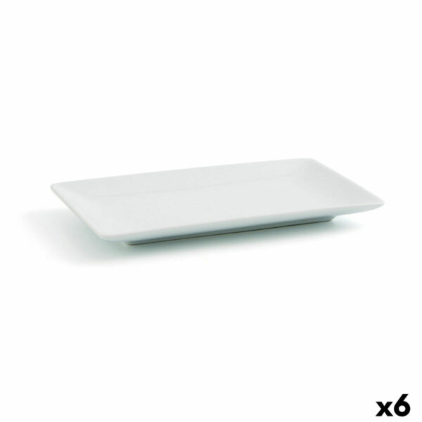 Чиния Quid Gastro Fun Малът Керамика Бял (16,5 x 9,5 x 2 cm) (Pack 6x)
