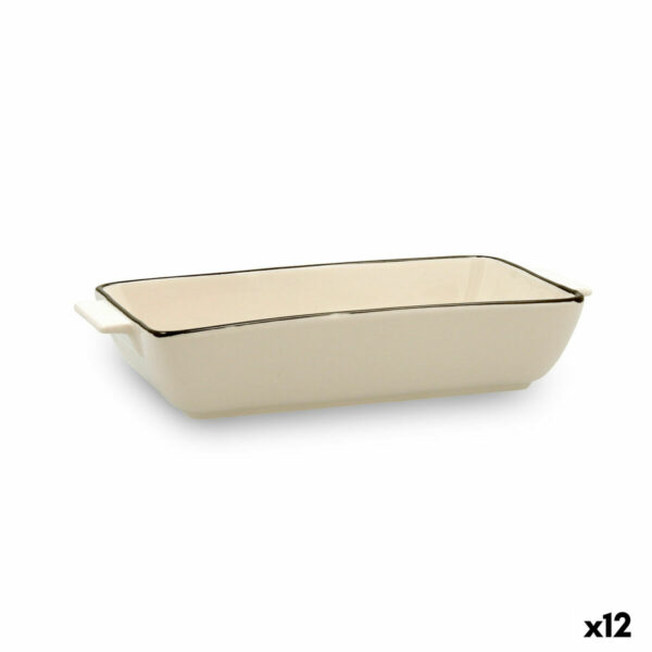 Тенджера Quid Cocco Керамика Бял (23 x 11 x 4,5 cm) (Pack 12x)