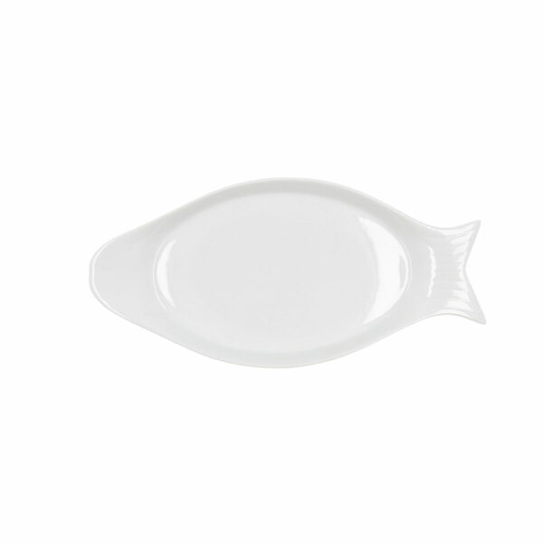 Поднос за сервиране Quid Gastro Керамика Бял (32.5 x 15,5 x 2,5 cm) (Pack 6x)