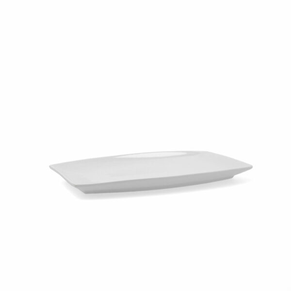 Поднос за сервиране Quid Gastro Керамика Бял (30,5 x 19,5 x 2,5 cm) (Pack 4x)