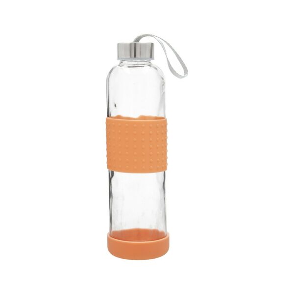 Бутилка за вода Quid Оранжев Cтъкло (0,6 L)