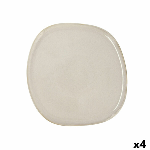 Lame plaat Bidasoa Ikonic Керамика Бял (26,5 x 25,7 x 1,5 cm) (Pack 4x)
