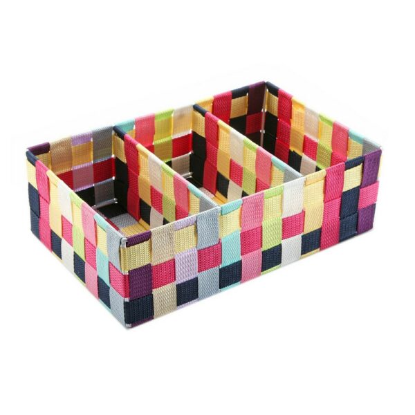 Кутия с отделения Versa Многоцветен (21 x 10 x 32 cm)