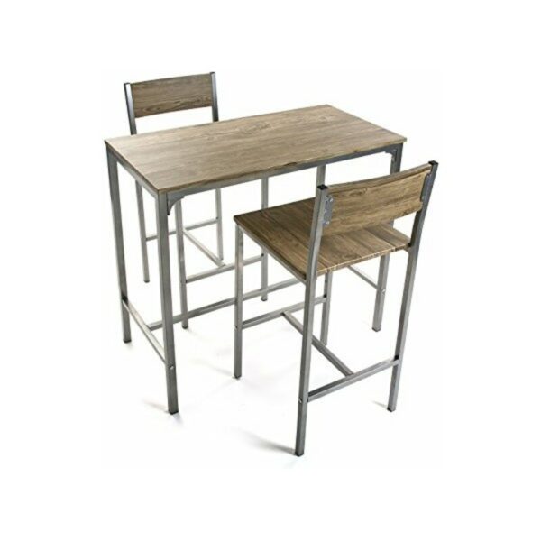 Комплект от маса с 2 стола Versa Дървен MDF (45 x 87 x 89 cm)
