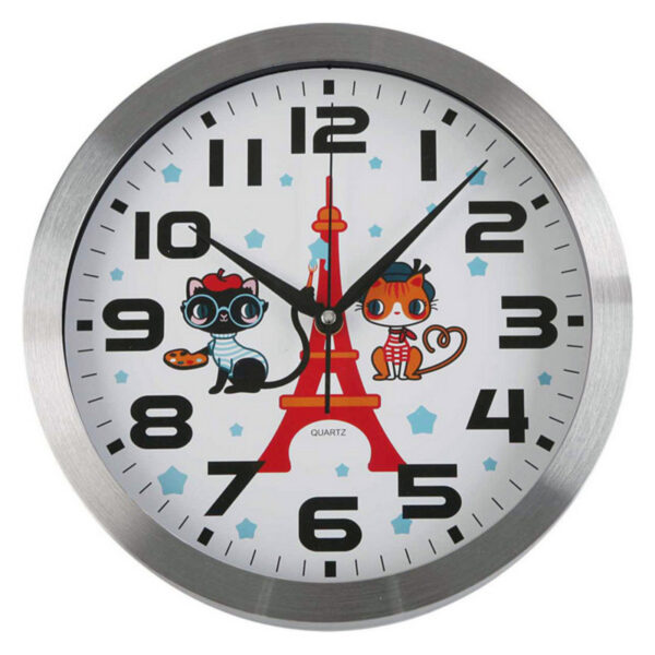 Стенен часовник Paris Пластмаса (4 x 30 x 30 cm)