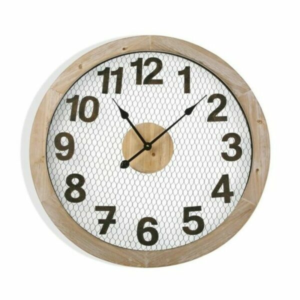 Стенен часовник Versa Метал Дървен MDF/Метал (4,5 x 70 x 70 cm)