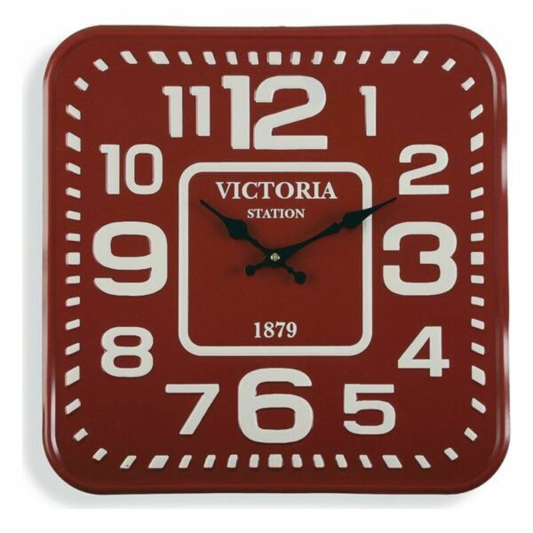 Стенен часовник Versa Victoria Метал (40 x 6 x 40 cm)