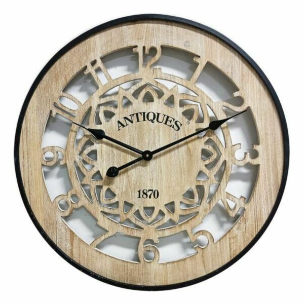 Стенен часовник Versa Дървен MDF/Метал (4,5 x 60 x 60 cm)