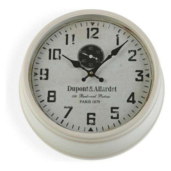 Стенен часовник Versa Dupont Метал (12,5 x 36 x 36 cm)