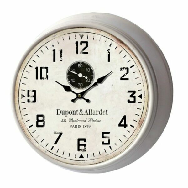 Стенен часовник Versa Dupont Метал (12,5 x 36 x 36 cm)
