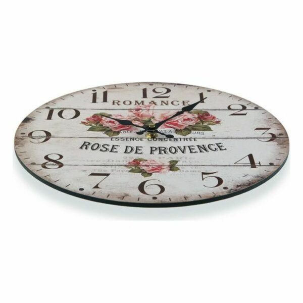 Стенен часовник Versa Romance Дървен (4 x 30 x 30 cm)