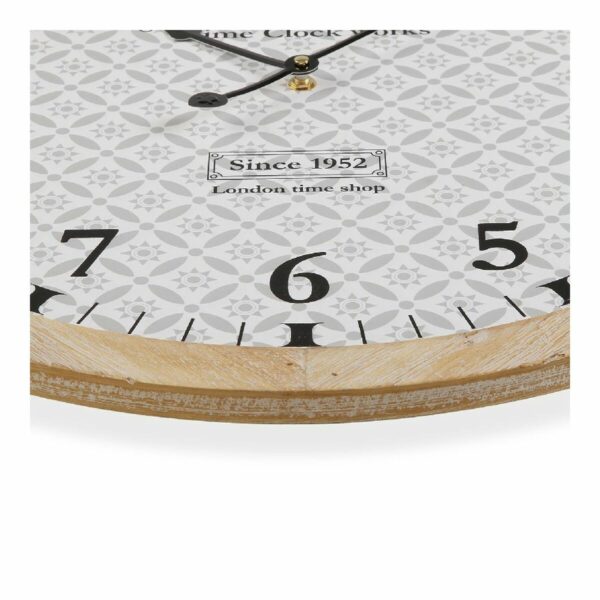 Стенен часовник Versa Kitch Метал Въже Дървен MDF (53 x 5 x 53 cm)