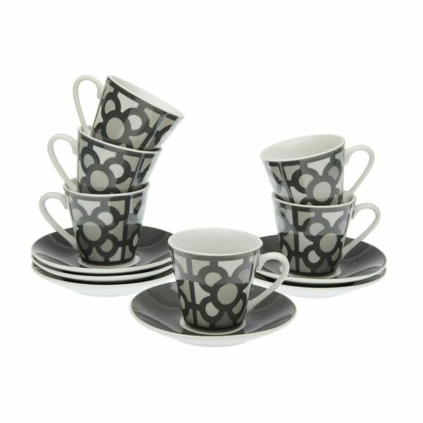 Комплект чаши за кафе части Versa Порцелан (6 Части) (5,8 x 6 x 5,8 cm)