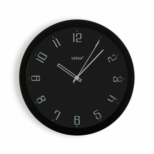 Стенен часовник Versa полипропилен (4,3 x 30 x 30 cm)