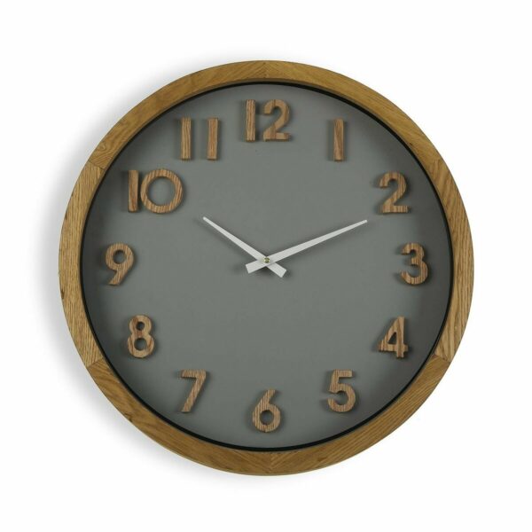 Стенен часовник Versa 50 cm Дървен MDF Дървен MDF/Кристал
