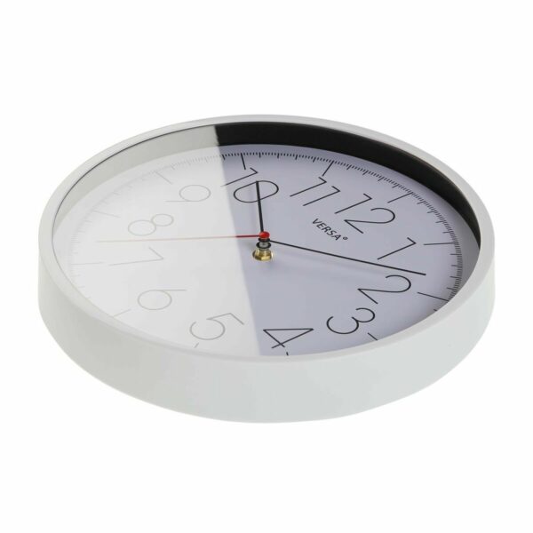 Стенен часовник Versa Бял Пластмаса (4,3 x 30,5 x 30,5 cm)