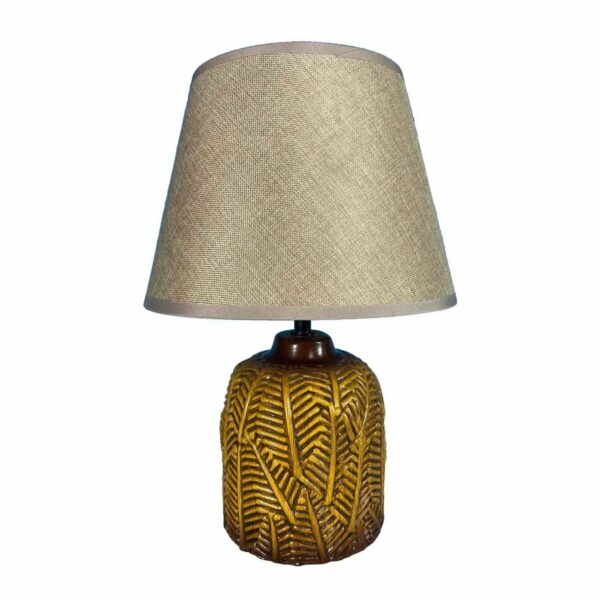 Настолна лампа Versa Hosto Жълт Керамика Текстил (22,5 x 33 x 12,5 cm)