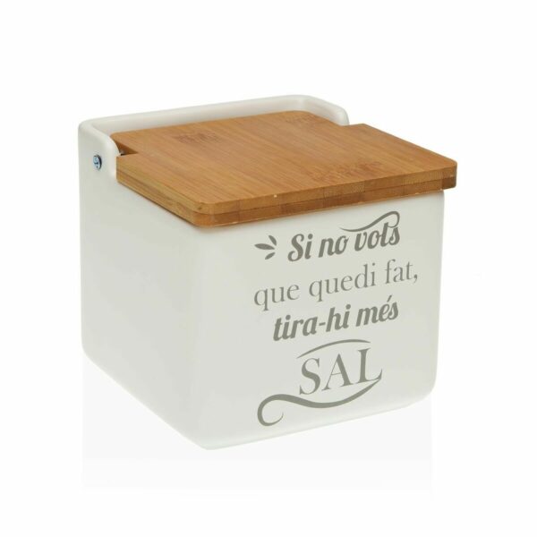 Кутия за сол Versa Catalan 12,2 x 11,5 x 12,2 cm Керамика