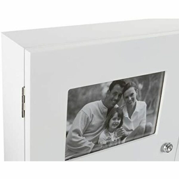 Покривки DKD Home Decor Рамка за снимки Счетоводител Бял (46 x 32 x 8 cm)