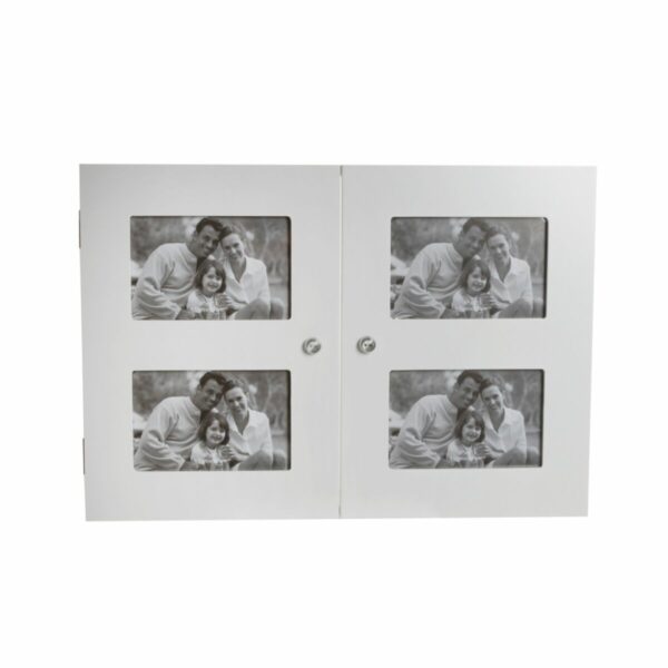 Покривки DKD Home Decor Рамка за снимки Счетоводител Бял (46 x 32 x 8 cm)