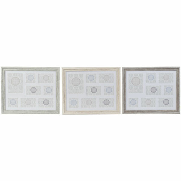 Рамка за снимки DKD Home Decor Кристал полистирен Традиционен (3 pcs) (56 x 2 x 46 cm)