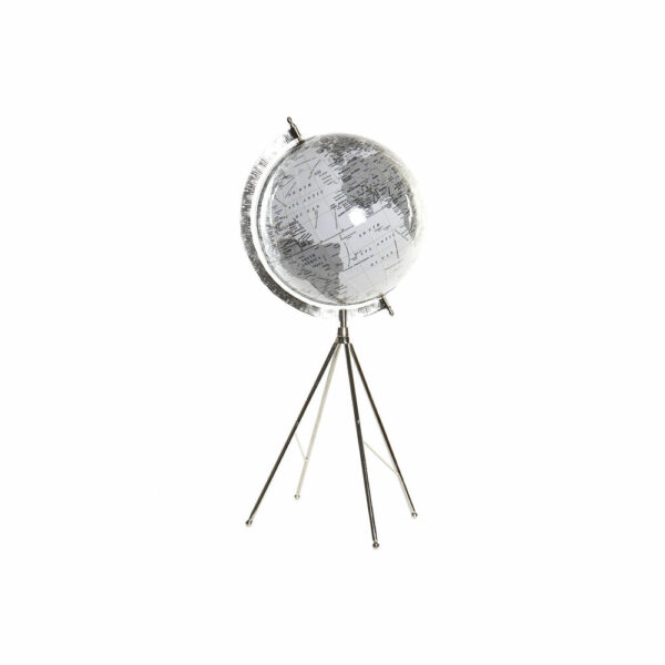 Глобус DKD Home Decor Бял Метал Пластмаса (27 x 25 x 61 cm)