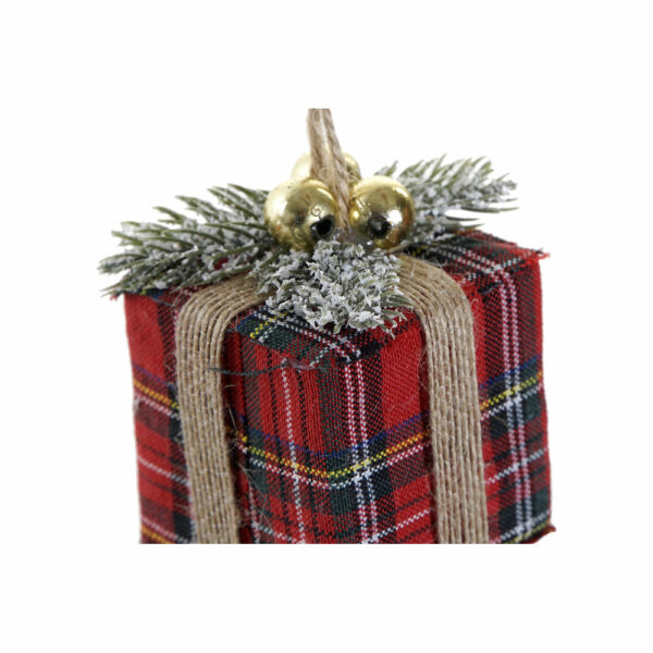 Коледна Украса DKD Home Decor Подаръчна кутия полиестер (5 x 5 x 5 cm) (4 pcs)