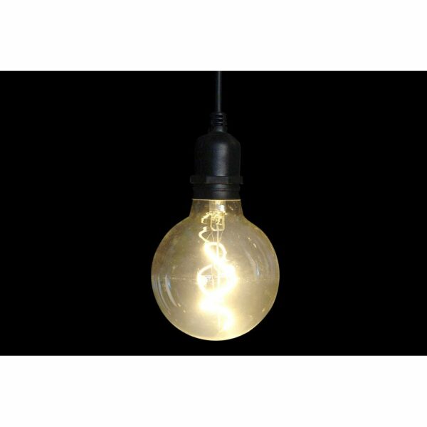 Гирлянда от LED Светлини DKD Home Decor Черен E27 (12 x 25 x 650 cm)