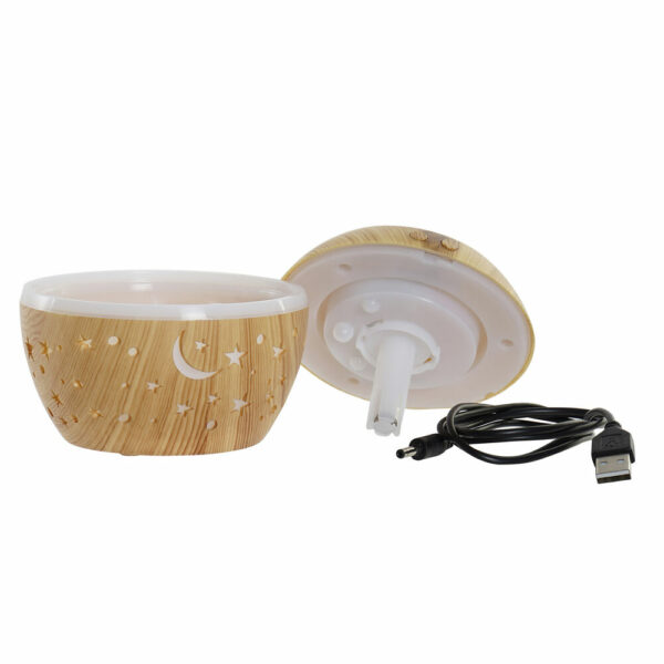 Овлажнител Ароматизатор DKD Home Decor LED нощната лампа (300 ml)