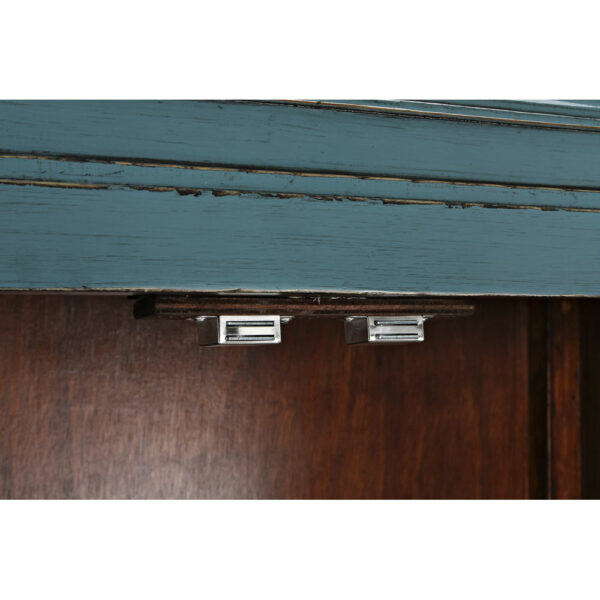 Шкаф DKD Home Decor Черен Небесно синьо Бряст (108 x 50 x 173 cm)
