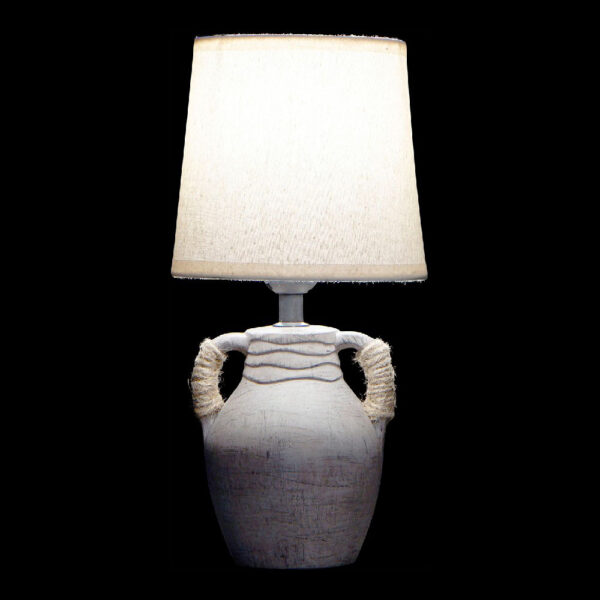 Настолна лампа DKD Home Decor полиестер Порцелан (2 pcs) (16 x 16 x 33 cm)