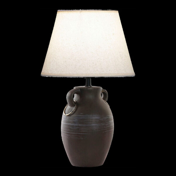 Настолна лампа DKD Home Decor полиестер Порцелан (2 pcs) (25 x 25 x 41 cm)