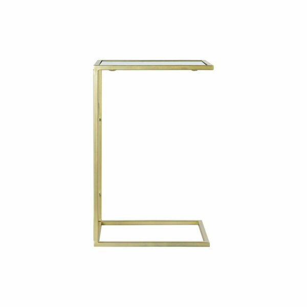 Помощна маса DKD Home Decor Огледало Златен Метал Арабин (40,5 x 30 x 63,5 cm)