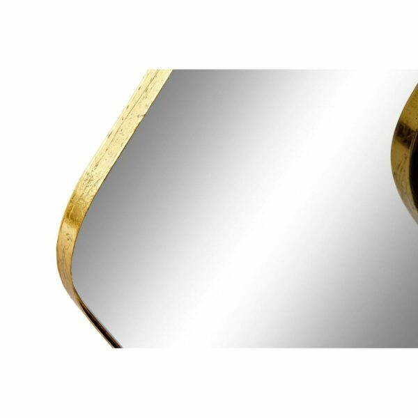 Стенно огледало DKD Home Decor Огледало Златен Метал (110 x 6 x 70 cm)