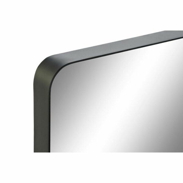Стенно огледало DKD Home Decor Огледало Черен Златен Метал (52 x 4 x 82 cm)