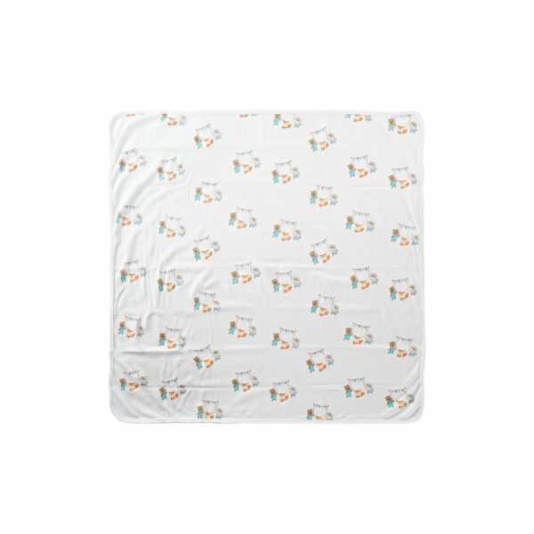 Комплект за Подарък на Бебе DKD Home Decor 0-6 месеца Одеяло Животни