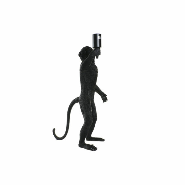 Настолна лампа DKD Home Decor Черен Бял Смола Колониален 220 V 50 W Маймуна (31 x 34 x 55 cm) (2 броя)