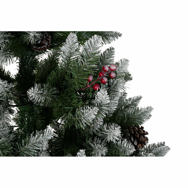 Коледно дърво DKD Home Decor PVC LED Снежен (120 x 120 x 180 cm)