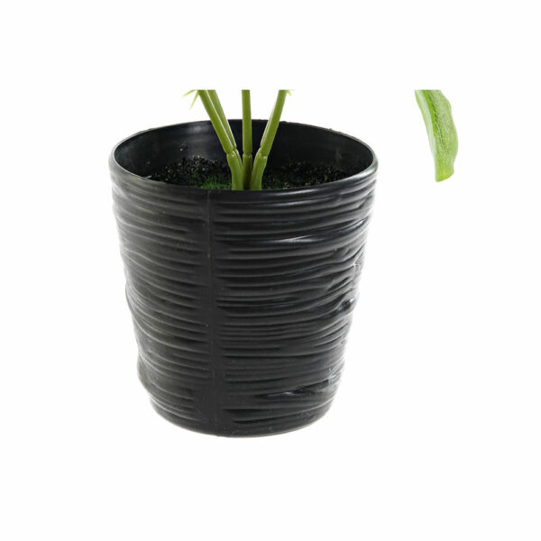 Декоративно Растение DKD Home Decor Черен Зелен PVC Плат (30 x 30 x 36 cm)