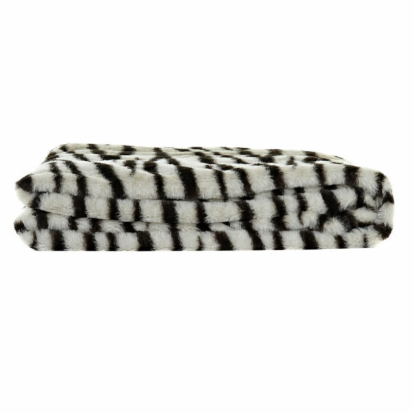 Одеяло DKD Home Decor Wild Черен Сив Бял (130 x 170 x 2 cm)