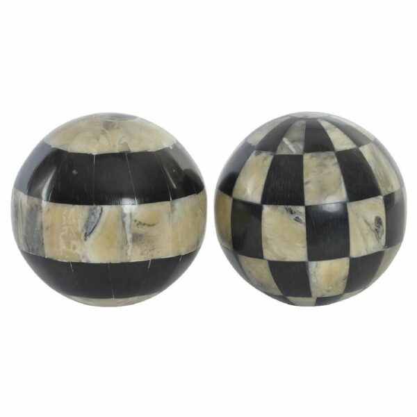 Декоративна топка DKD Home Decor Смола (10 x 10 x 10 cm) (2 pcs)