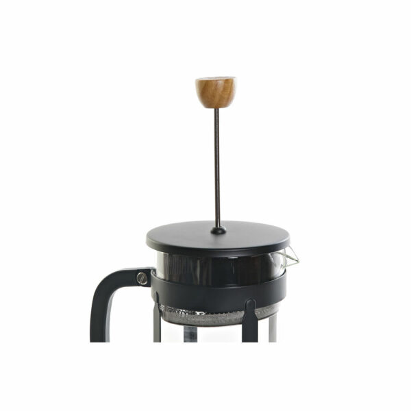 Кафеварка с Френска Преса DKD Home Decor Черен Неръждаема стомана (800 ml)
