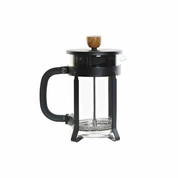 Кафеварка с Френска Преса DKD Home Decor Черен Неръждаема стомана (800 ml)