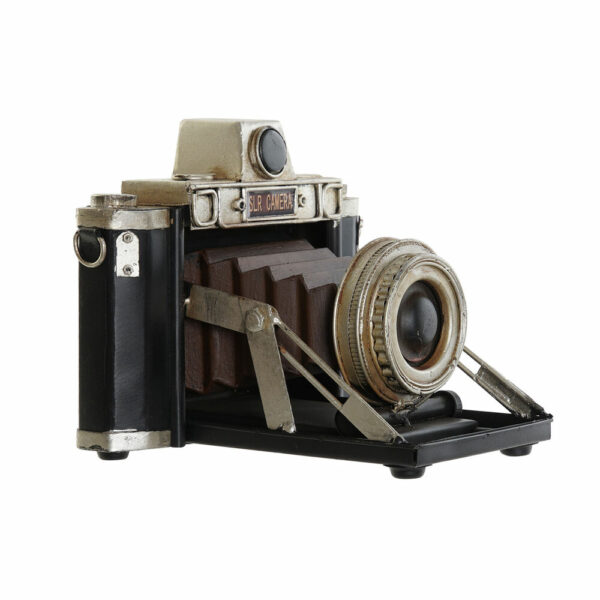 Декоративна фигурка DKD Home Decor Метал Завършек със състаряващо покритие Фотоапарат (18 x 16 x 14.5 cm)