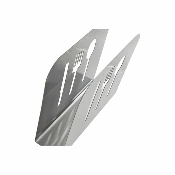 Пръстен за Салфетки DKD Home Decor Прибори за Хранене Сребрист Неръждаема стомана (15 x 4 x 12,5 cm)