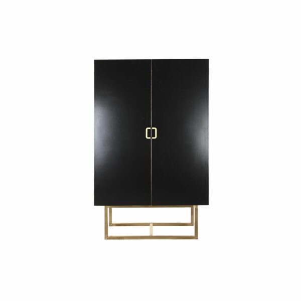 Шкаф DKD Home Decor Черен Метал Топола (110 x 50 x 180 cm)